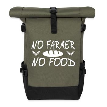 Farm - Roll Top Backpack - olive/black - Front