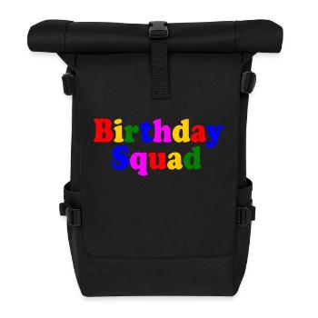 Birthday squad - Sac à dos roll top - noir - Devant