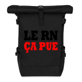 le rn ça pue - Sac à dos roll top - noir - Devant