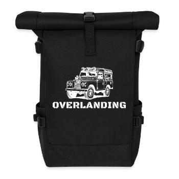 Overlanding Zubehör, Overlanding Gear, Offroad - Rolltop Rucksack - Schwarz - Vorne