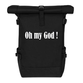 woezoo oh my god shirt new collection - Sac à dos roll top - noir - Devant