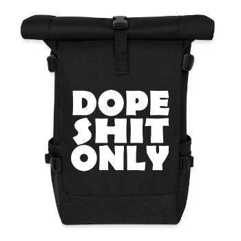 merde - Sac à dos roll top - noir - Devant