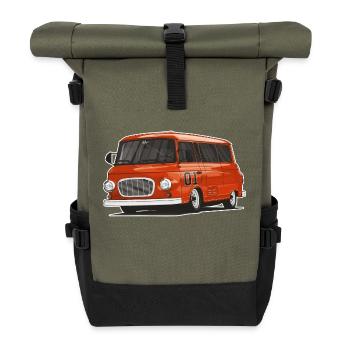 Barkas B1000 // Illustration - Sac à dos roll top - olive/noir - Devant