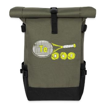 Periodic table - Roll Top Backpack - olive/black - Front