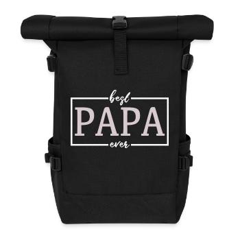 The best dad - Roll Top Backpack - black - Front