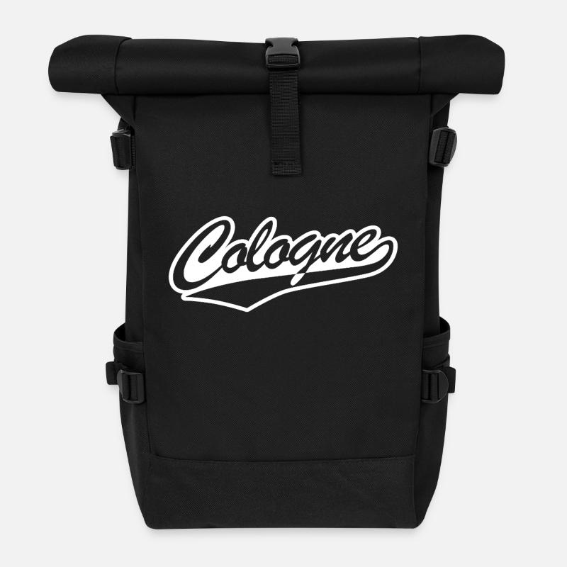 Cologne Classic Shirt, Cologne Retro Look, Cologne - Rolltop Rucksack - Schwarz