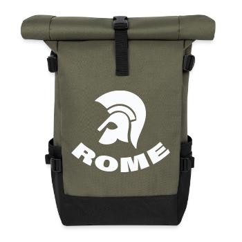 Rome - Sac à dos roll top - olive/noir - Devant