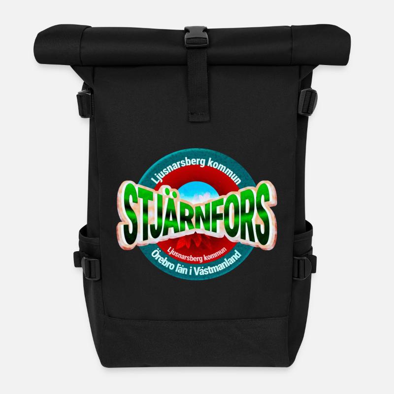 Stjärnfors - Rolltop Rucksack - Schwarz