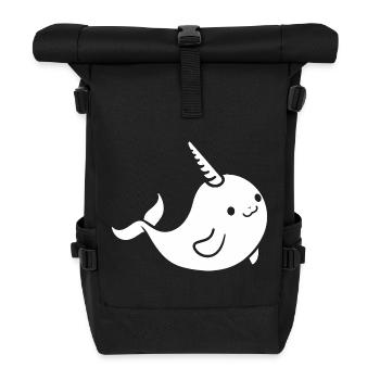 Narwal - Rolltop Rucksack - Schwarz - Vorne