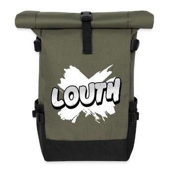 Comté de Louth, Irlande - Sac à dos roll top - olive/noir - Devant