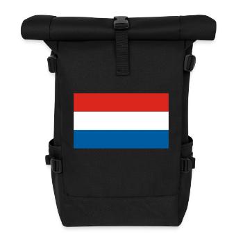 Netherlands - Roll Top Backpack - black - Front