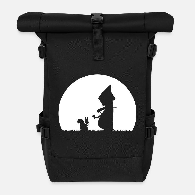 Écureuil - Sac à dos roll top - noir
