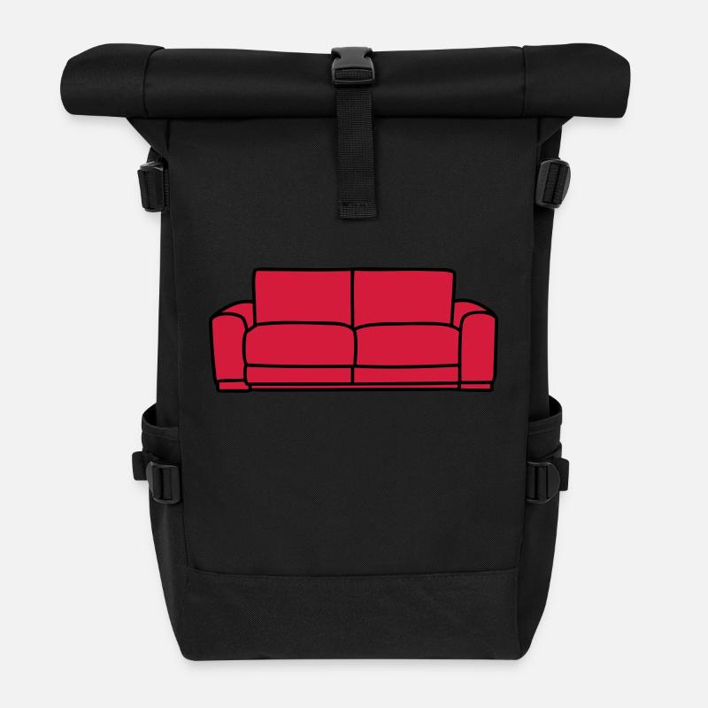 Sofa - Roll Top Backpack - black