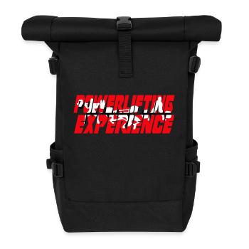 powerlifting EXPERIENCE - Roll Top Backpack - black - Front