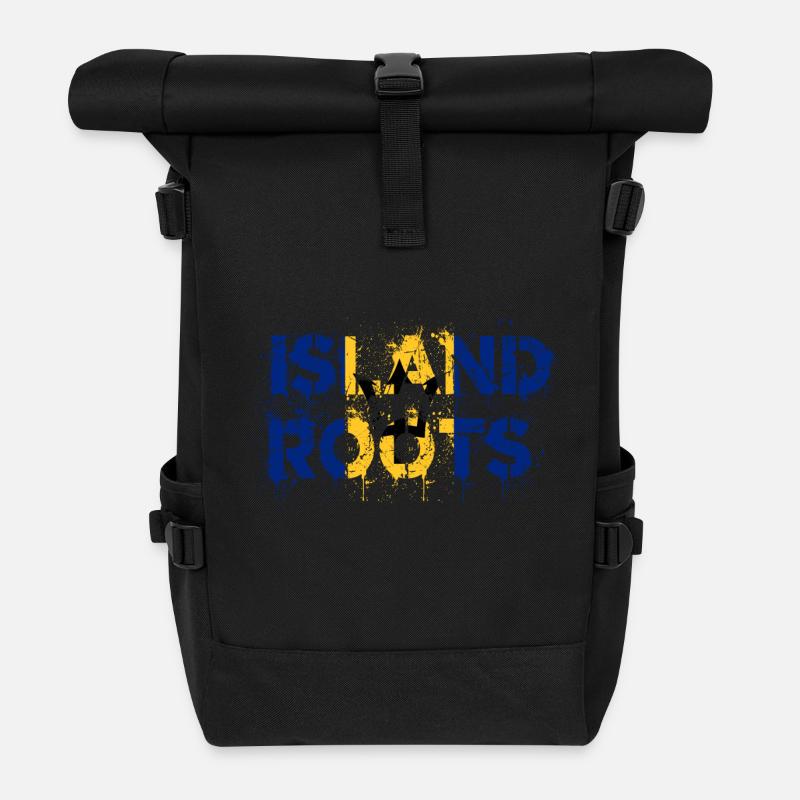 Racines de la Barbade - Sac à dos roll top - noir
