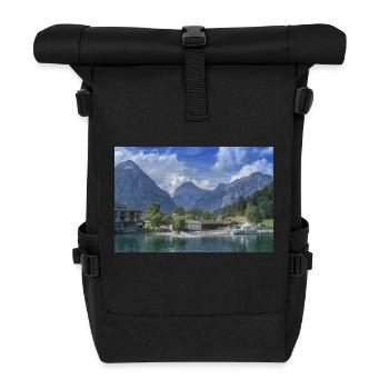 Bergblick - Rolltop Rucksack - Schwarz - Vorne
