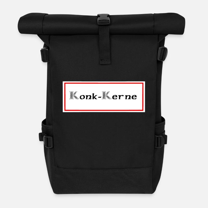 konkkerne concarneau - Sac à dos roll top - noir