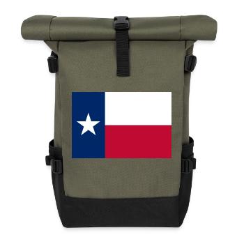 Texas - Roll Top Backpack - olive/black - Front