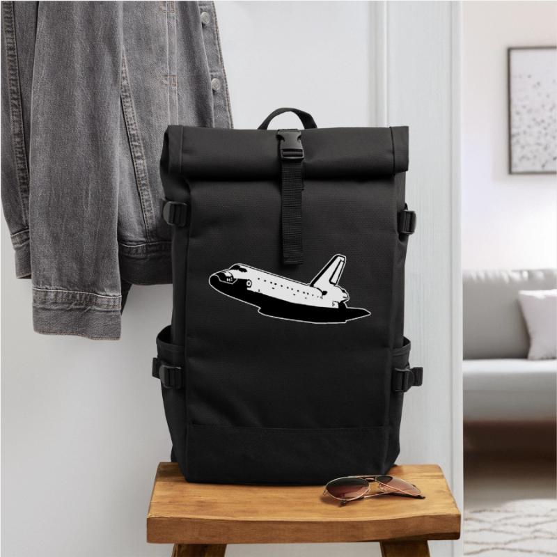 Navette spatiale (aucun emblèmes) Sac à dos roll top