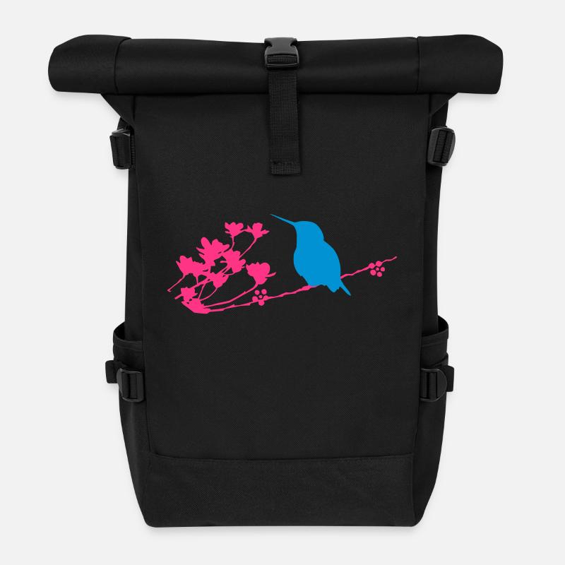 kolibri2 - Rolltop Rucksack - Schwarz