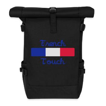French Touch - Roll Top Backpack - black - Front