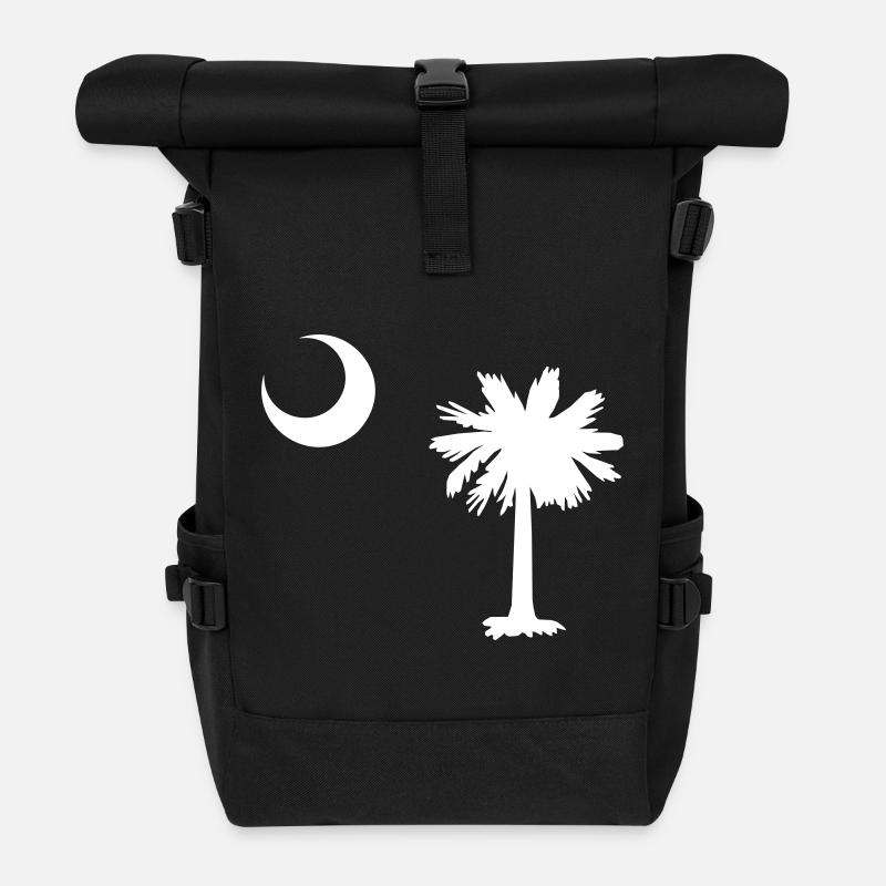 South Carolina - Rolltop Rucksack - Schwarz
