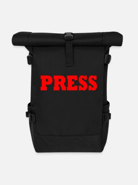Press - Rolltop Rucksack - Schwarz