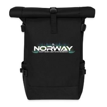 Norvège - Expérience Des aurores boréales - Sac à dos roll top - noir - Devant