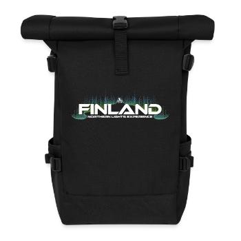 Finlande - Expérience Des aurores boréales - Sac à dos roll top - noir - Devant
