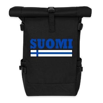 Finland - Roll Top Backpack - black - Front