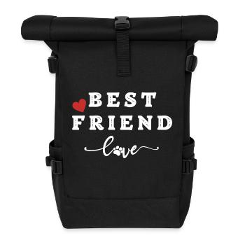 Meilleur ami - Sac à dos roll top - noir - Devant