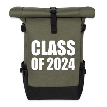 Class of 2024 - Rolltop Rucksack - Olive/Schwarz - Vorne