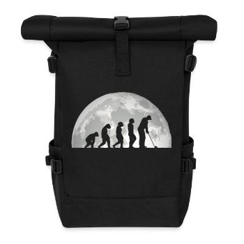 Golfspieler Evolution Golf - Rolltop Rucksack - Schwarz - Vorne
