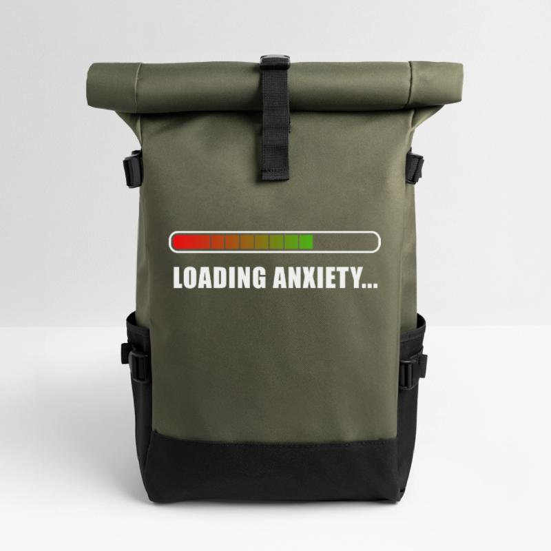 Loading Anxiety... Roll Top Backpack