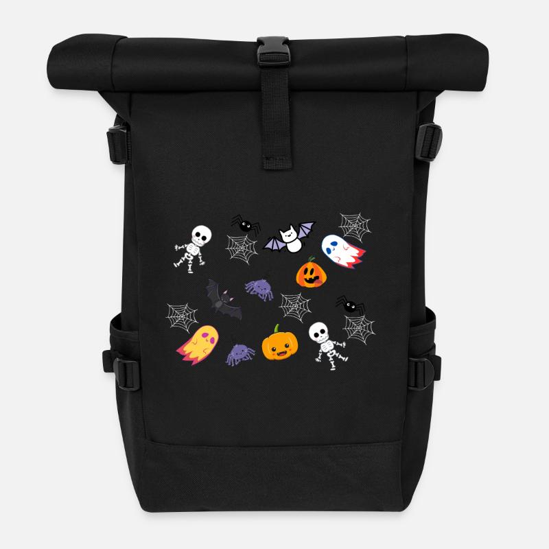 Équipe d’Halloween - Sac à dos roll top - noir