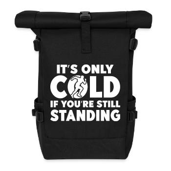 Marathon Runner Only Cold Still Standing Running - Rolltop Rucksack - Schwarz - Vorne