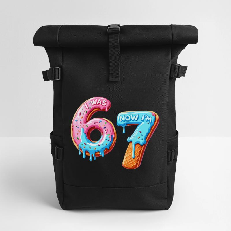 7e anniversaire, garçon de 7 ans, j’avais 6 ans maintenant dans 7 ans Sac à dos roll top