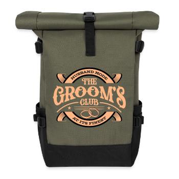 Le Club des Mariés - Sac à dos roll top - olive/noir - Devant