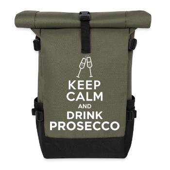 keepcalm prosecco ok - Roll Top Backpack - olive/black - Front