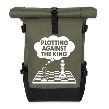 Complot contre le roi - Sac à dos roll top - olive/noir - Devant