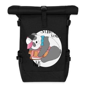 Schooltime Kita Schulkind - Rolltop Rucksack - Schwarz - Vorne