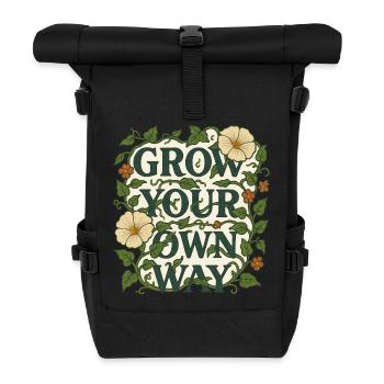 Grandis à ta façon - Sac à dos roll top - noir - Devant