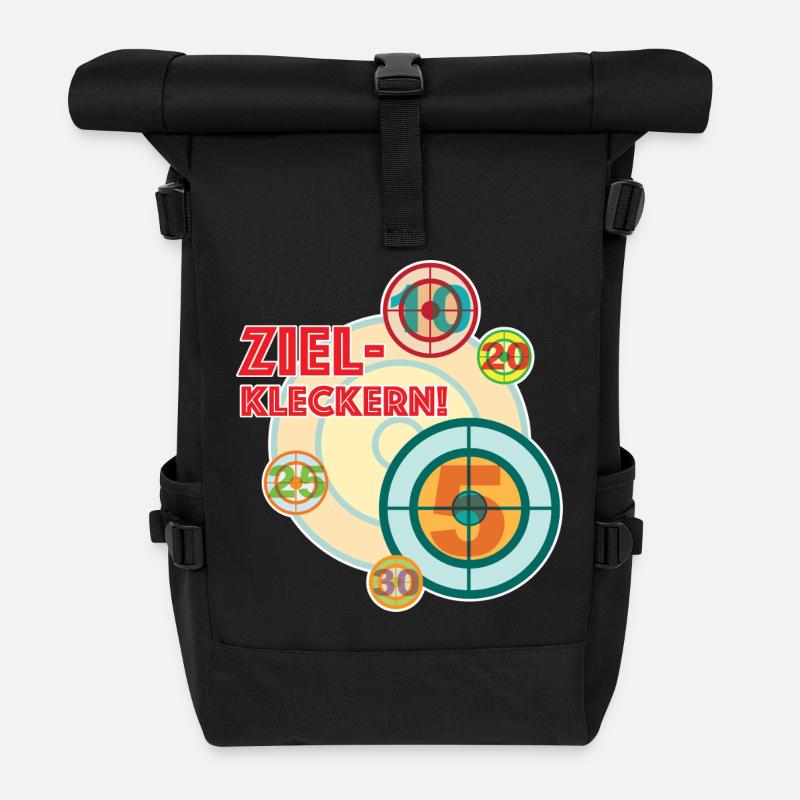 Target spilling - because something always goes wrong - Roll Top Backpack - black