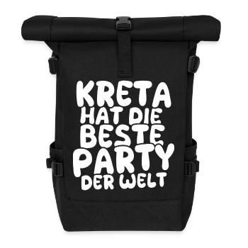 Celebrations Crete - Roll Top Backpack - black - Front