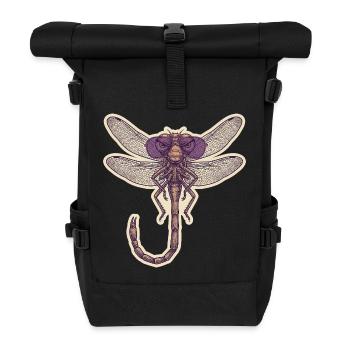 Cool Dragonfly - Roll Top Backpack - black - Front