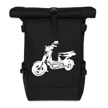 Simson SR50 - Rolltop Rucksack - Schwarz - Vorne