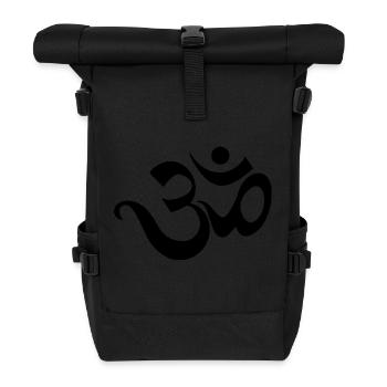 Om - Rolltop Rucksack - Schwarz - Vorne