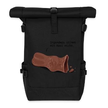 Lapin de Pâques - Sac à dos roll top - noir - Devant