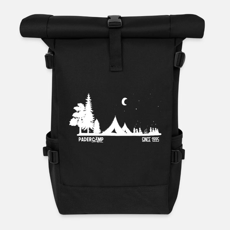 Padercamp exklusiv - Rolltop Rucksack - Schwarz