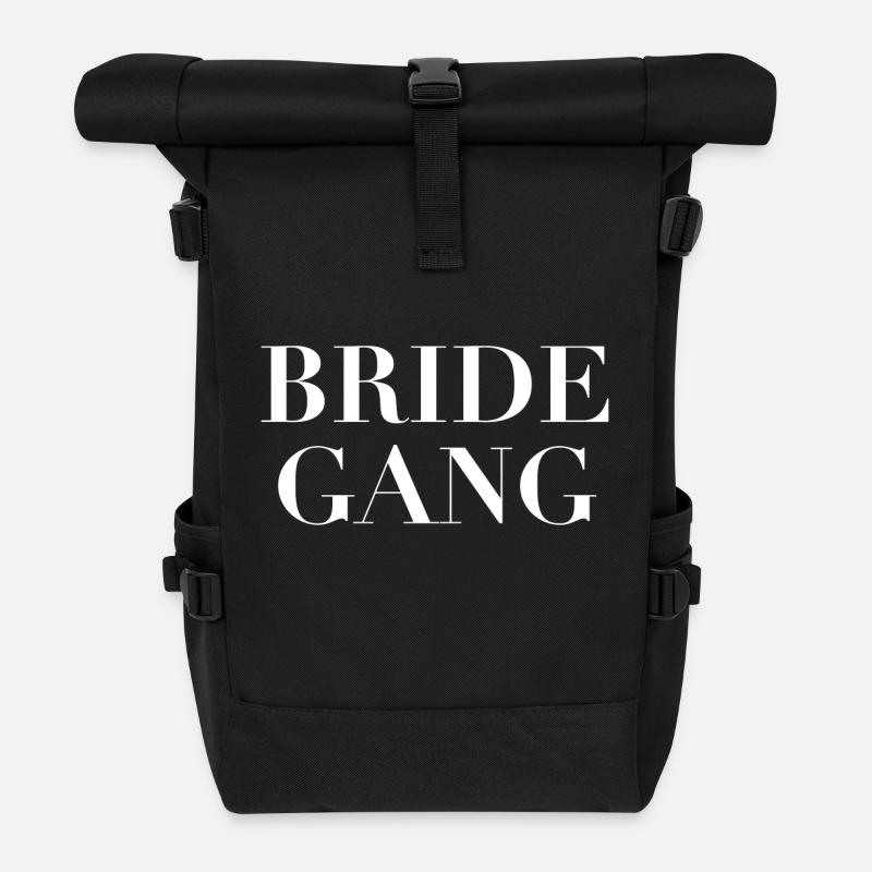 Bridegang | Animal Fashion - Roll Top Backpack - black